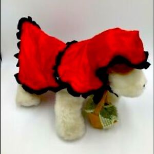 Little Red Riding Hood Dog Costume New with Tags